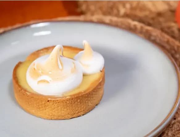 Tartaleta de custard de limón