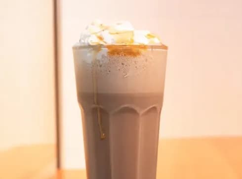 Malteada café con caramelo
